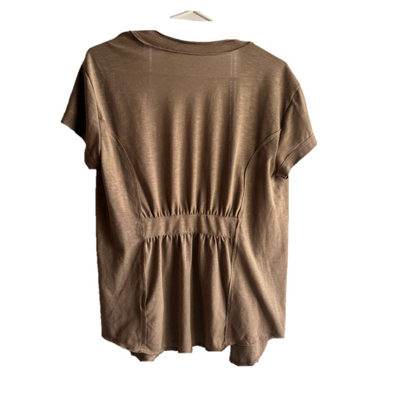 Eddie Bauer Tan Open Front Cardigan Size Medium - Picture 5 of 6